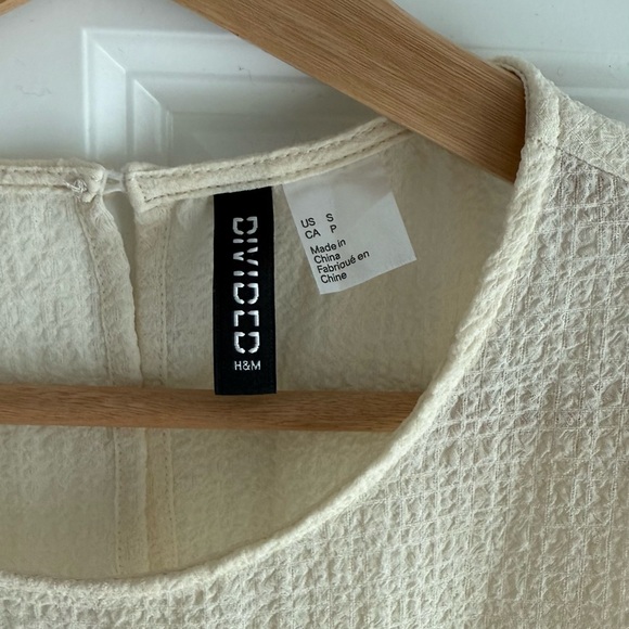 Divided Ivory Tiered Mini Dress - Picture 5 of 8